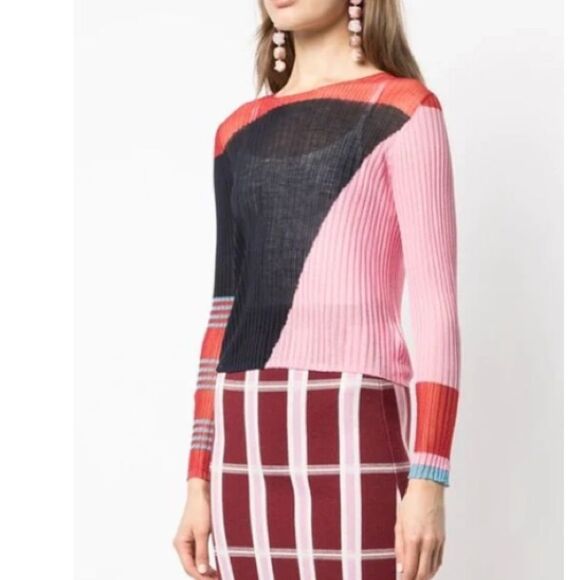 I AM CHEN
Colour Block Top In Blue‎ S Nwot - Picture 3 of 10